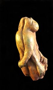 1 +1 - Argile cuite patinée 23 x 10 cm 350€