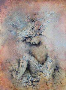 Bacchus - Technique mixte sur toile 81 X60 cm 1900€