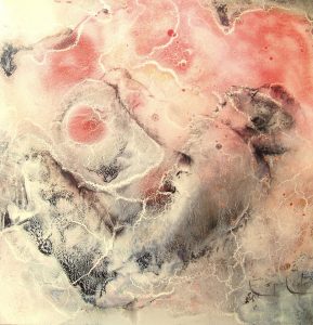 Bacchus - Technique mixte sur toile 80 X 80 cm 3300€