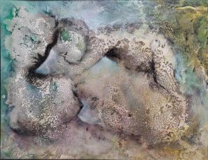 Connection - Technique mixte sur bois 67x52 cm 1900€