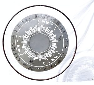 Disque Gong - Acier verni Ø 120 cm 3400€