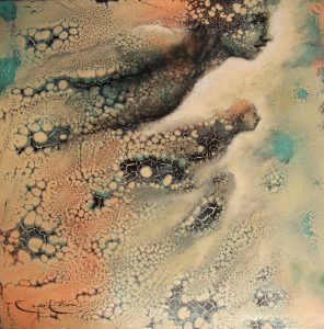 Envolées - Technique mixte sur toile 80x80 cm 3300€