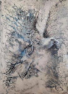 L'Aigle - Technique mixte sur toile 73x100 cm 3200€