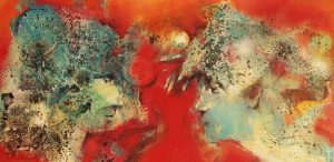 Les achéens - Technique mixte sur toile 50x100 cm 3200€