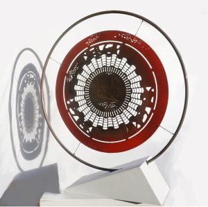 L'oeuvre au rouge - Acier verni Ø 120 cm 3400€