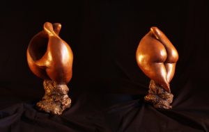 Matrice sensuelle - Argile cuite patinée 40 x 21 cm 2000€