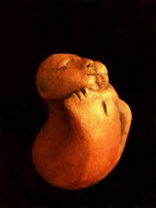 Noyau - Argile cuite patinée 32 x 26 cm 850€