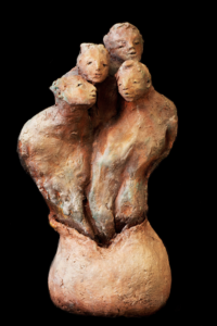 Origine - Argile cuite patinée 32 x 22 cm 700€