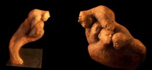 Vortex - Argile cuite patinée 28 x 21 cm