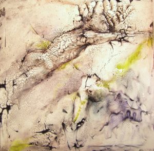 Appel - Technique mixte sur toile 90x90 cm 3400€