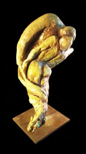 Tourbillon - Argile cuite patinée 49 x 45 cm 2500€