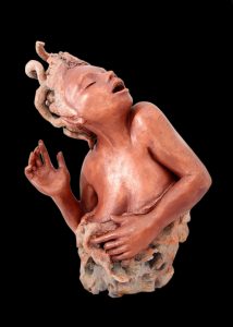 Charmeuse - Argile cuite patinée - 57x36 cm - 3200€