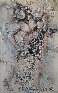 La Temperance - Technique mixte sur toile 100x65 -
